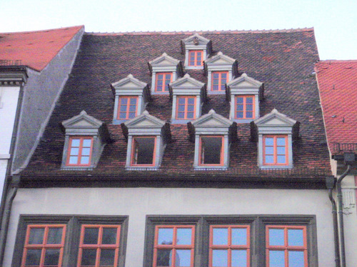 A not so unusual German roofing feature.